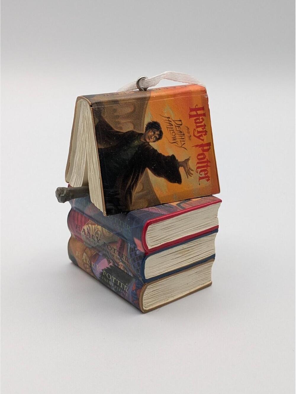 Hallmark Harry Potter Books and Wand Christmas Ornament